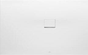 Villeroy & Boch Duschwanne Squaro Infinity, Eck-Einbau, Weiß, B/T/H: 170 x 90 x 4 cm - Bild 1