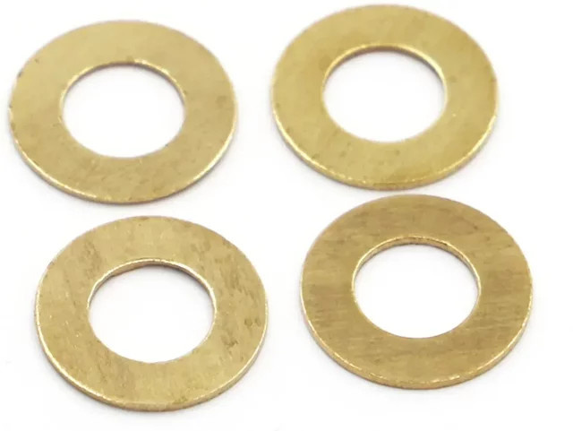 SZJINSHU Flache Unterlegscheibe aus Messing DIN125 GB97 in Goldfarben - Bild 1
