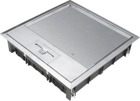 Hager Versorgungseinheit aus Edelstahl in Silber - Bild 1