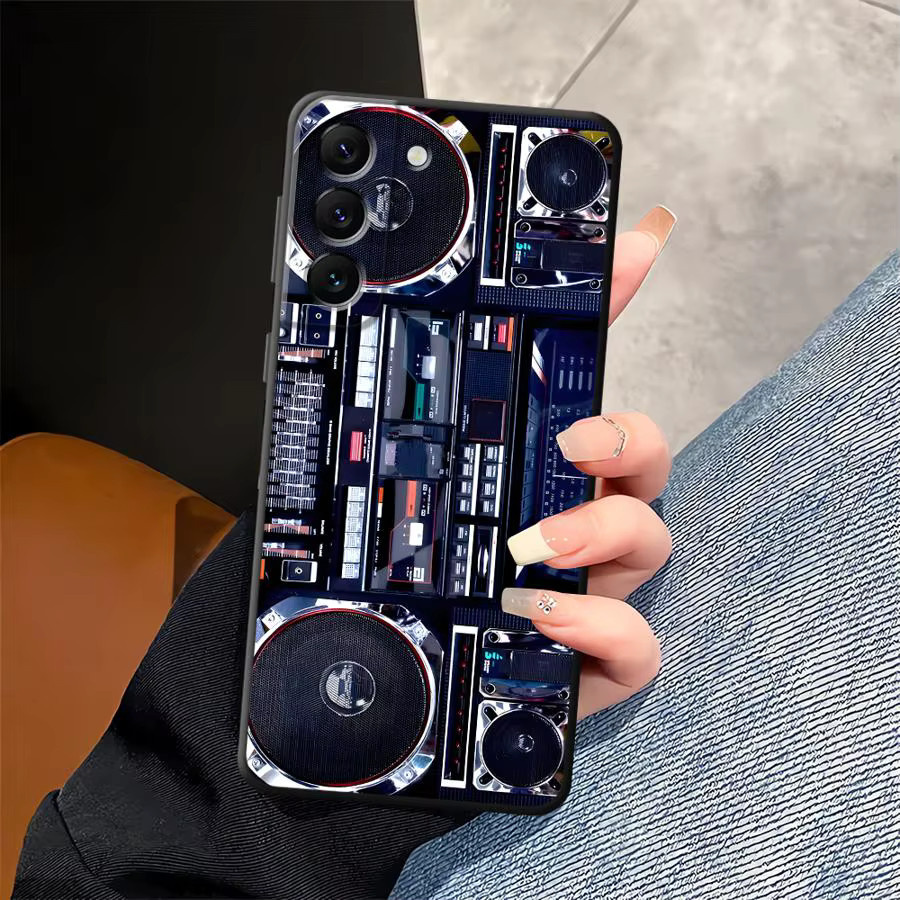Retro Altmodisches Radio-Gehäuse für Samsung Galaxy A53 A17 A06 A50 A57 A15 A25 A16 A37 A12 A52 A36 A73 A51 A23 A13 A55 A41 A05 in Multicolour - Bild 2