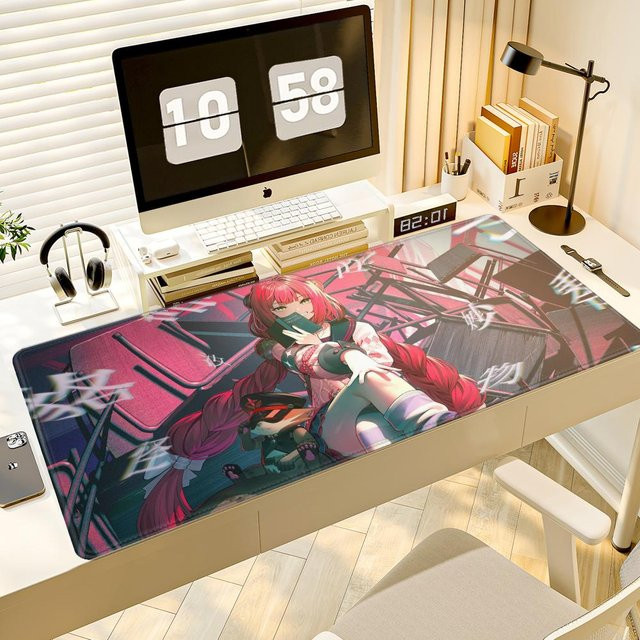 HYBXAXC Ukinami Yuzuha Mauspad Zenless Zone Zero Anime Schreibtischunterlage Multicolour - Bild 1