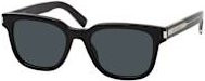 Saint Laurent SL 711 Sonnenbrille, Quadratisch, Vollrand, Kunststoff, Herren, Schwarz, Grau - Bild 1