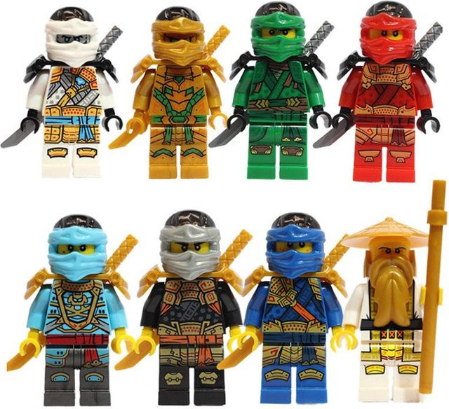 Film-Action Minifiguren Bausteine Ziegel Modell Set, ab 6 Jahren, schwarz - Bild 1