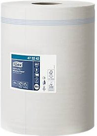 Tork Reflex Mehrzweck-Papierwischtücher 473242, 1-lagig, weiß, Innenabrollung M4, 6 Rollen á 857 Blatt - Bild 1