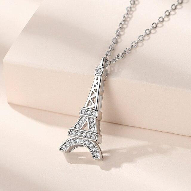 YIRAN Jewelry Halskette 925 Silber, Zirkonia, Damen - Bild 1