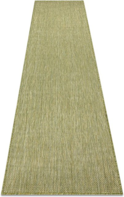 RugsX Teppich Sion VG21495 in Pastellgrün, Sisal-Optik, Flachgewebe, B/T: 80 x 300 cm - Bild 1