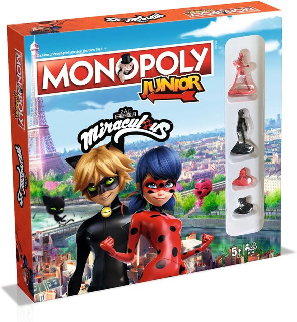 Hasbro Monopoly Junior Miraculous, Brettspiel, deutsch, ab 5 Jahren - Bild 1