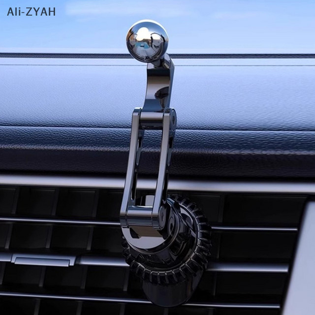 17mm Kugelgelenk Verlängerung Arm mit Buchse und Stecker Kopf Adapter für Auto Luftauslass Telefonhalterung in Schwarz - Bild 1