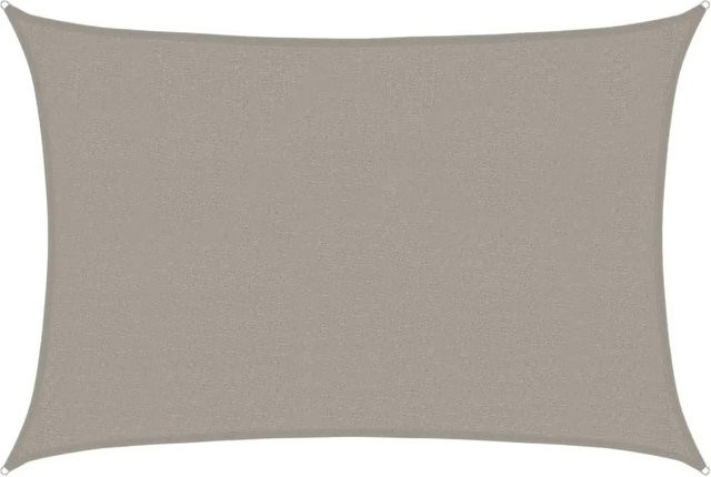 vidaXL Sonnensegel rechteckig aus HDPE in Hellgrau, B/T: 4 x 2,5 m - Bild 1
