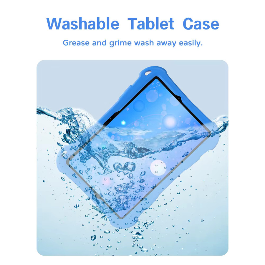 Robuste EVA Kinder Schutzhülle für Samsung Galaxy Tab A9, A11, A7 Lite, S7, S8, S9, S10 FE, S10 Lite, S9 FE, S11 und A9 Plus in Rot oder Blau - Bild 3