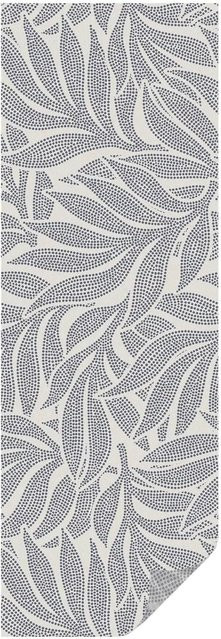 Tulup Fensterfolie Milchglasfolie mit Blattmuster in Grau, B: 50 cm, H: 146 cm - Bild 1