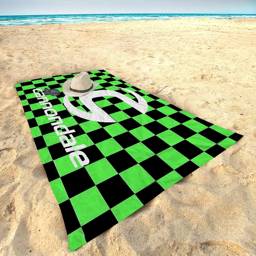 C-Cannondales Mikrofaser-Strandtuch, saugfähig und schnell trocknend, weich, ideal für Yoga, Schwimmen und Bergsteigen - Bild 4