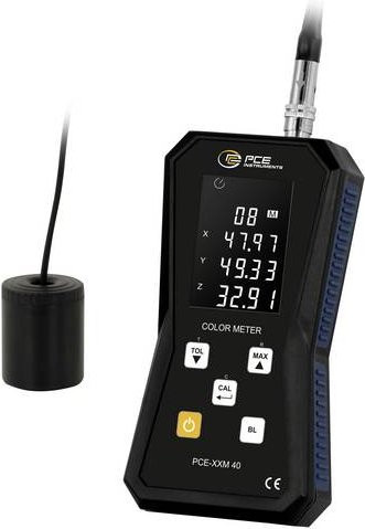 PCE Instruments Farbmessgerät PCE-XXM 40 in Schwarz mit 6 Farbräumen und Messfunktionen für MIN, MAX und AVG sowie Farbtoleranzprüfung und Speicherfunktion - Bild 1