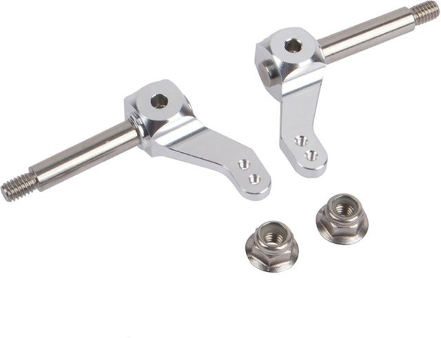 Tamiya Aluminium-Vorderlenkungsgelenk, Zubehör, Metall, Grau - Bild 1