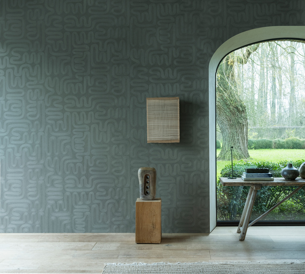 Arte Wallpaper Sarana Eucalyptus Botanisches Design in Grün Modernes Vinyl-Design - Bild 1