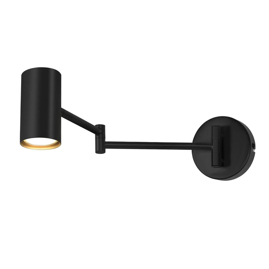 NETTLIFE Wandleuchte Vintage Schwarz aus Metall mit GU10 Fassung und schwenkbarem Design - Bild 2