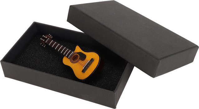 Neoglint Gitarrenbrosche, Harz, Schwarz, Damen - Bild 1