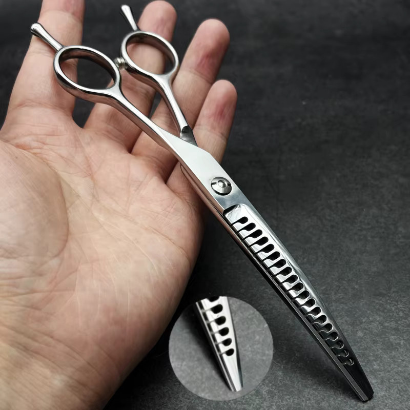 Wingsbro Effilierschere Chunker, 7 Zoll, gebogen - Bild 4