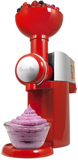 LZHZXY DIY Obst-Eismaschine und Milchshake-Maker in Schwarz aus Kunststoff für 110 V/220 V - Bild 1