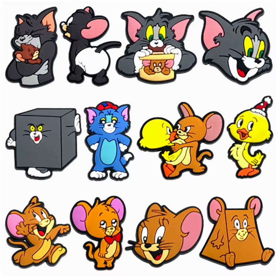 Katzen-Cartoon-Serie Schuh-Charms, PVC, Kinder - Bild 2