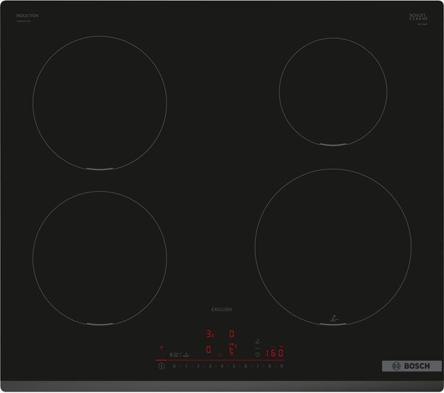 Bosch Serie 6 Induktionskochfeld PIE631HC1M, autark und rahmenlos, Schwarz - Bild 1