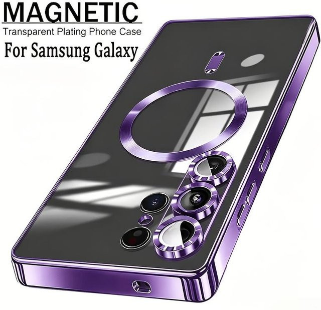Les Protector Handyhülle aus gehärtetem Glas für Samsung Galaxy A-Serie in Purple - Bild 1