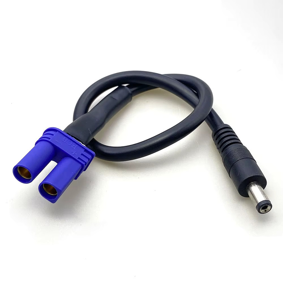 HBXINTAO EC5 zu 5521 5525 Stecker-Buchse-Adapter Verlängerungskabel, 15AWG DC-Ladekabel, 10A Hochstrom-Adapterkabel, Blau - Bild 2