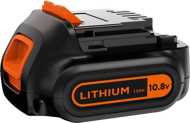 Black+Decker Slidepack Akku BL1512 Li-Ion 1500 mAh in Schwarz - Bild 1