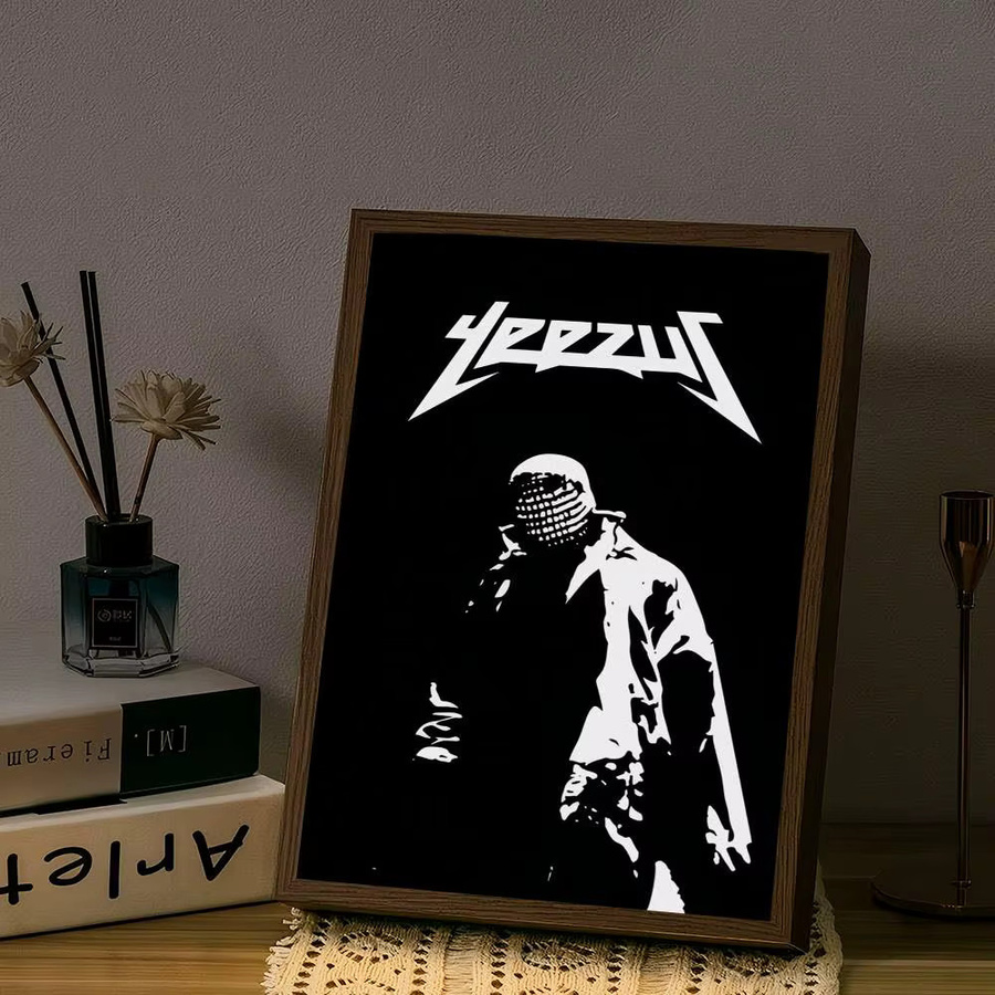 Selbstklebendes Kanye West Anime-Poster als dekoratives Kunstwerk für deine Raumgestaltung - Bild 5