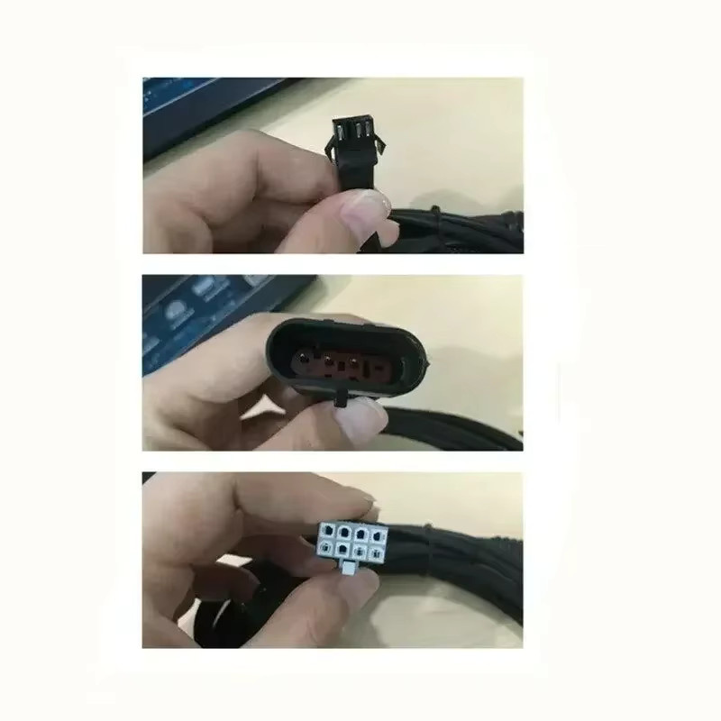 JUNXIANHESHUN CNG LPG-Schnittstellenkabel in Schwarz für S-Tag AC AEB D06 OMVL ECU - Bild 3