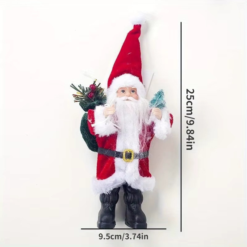 Santa Claus Weihnachtsbaum Anhänger Figur für deine Weihnachts- und Neujahrsdekoration - Bild 2