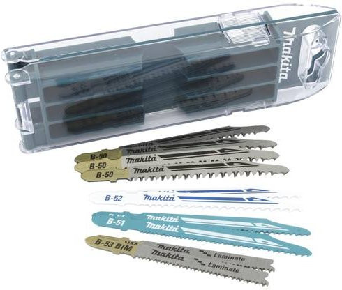 Makita Stichsägeblatt-Set B-44426 Sortiment B, 10-teilig, für Holz, Metall und Kunststoff - Bild 1