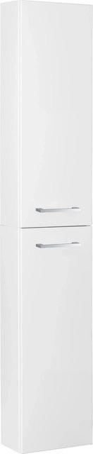 Fackelmann Bad-Hochschrank SBC Weiß mit 2 Türen und Soft-Close, B/T/H: 30 x 16,8 x 162 cm - Bild 1