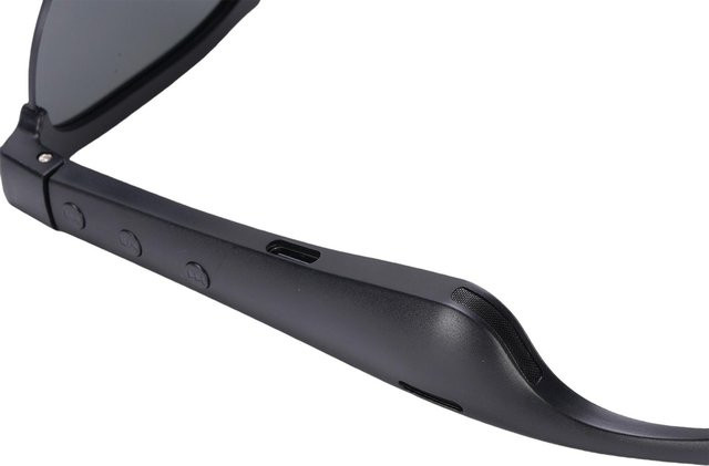 Smarte Bluetooth Sonnenbrille von mfySpace in Schwarz für Damen und Herren mit integrierten Lautsprechern, Mikrofonen und IP54 Wasserfestigkeit - Bild 1