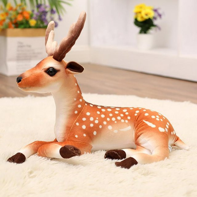 Kidsly Kleines Hirsch-Plüschtier, weiche Puppe, ab 14 Jahre - Bild 1