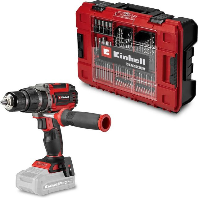 Einhell Akku-Schlagbohrschrauber TP-CD 18/70 Li-i BL im E-Case Power X-Change, Rot/Schwarz - Bild 1
