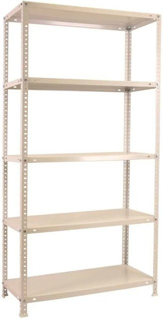 PROREGAL Schraubregal Panda Tall in Weiß mit 6 Fachböden, H x B x T: 200 x 80 x 50 cm - Bild 1