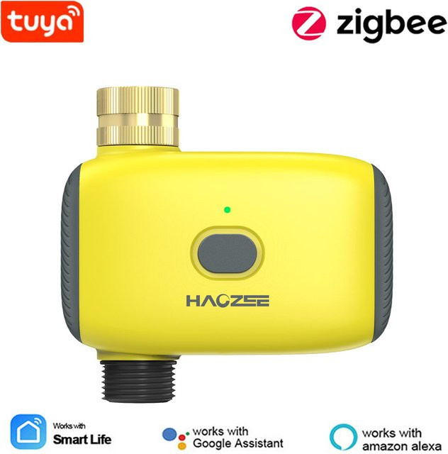 Tuya Smart Zigbee Bewässerungs-Timer mit Messing-Einlass für Tropfbewässerungssysteme und Home Assistant Unterstützung - Bild 1