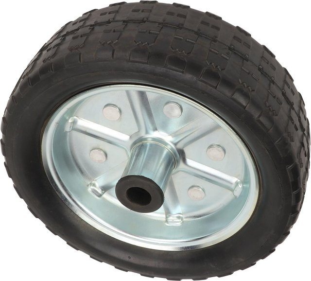 Aimo Universal Anhängerstützrad 10 Zoll in Schwarz, Drehbarer Stützfuß mit 2000 lbs Tragkraft aus Metall - Bild 1