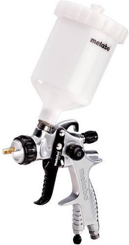 Metabo FSP 600 LVLP Druckluft-Farbspritzpistole für wasserbasierte Lacke in Weiß mit einstellbarem Sprühbild und Reinigungsset - Bild 1