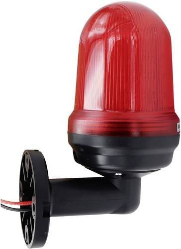 Schabus Signalleuchte 200894 rote LED Wandleuchte IP65 schwarz - Bild 1