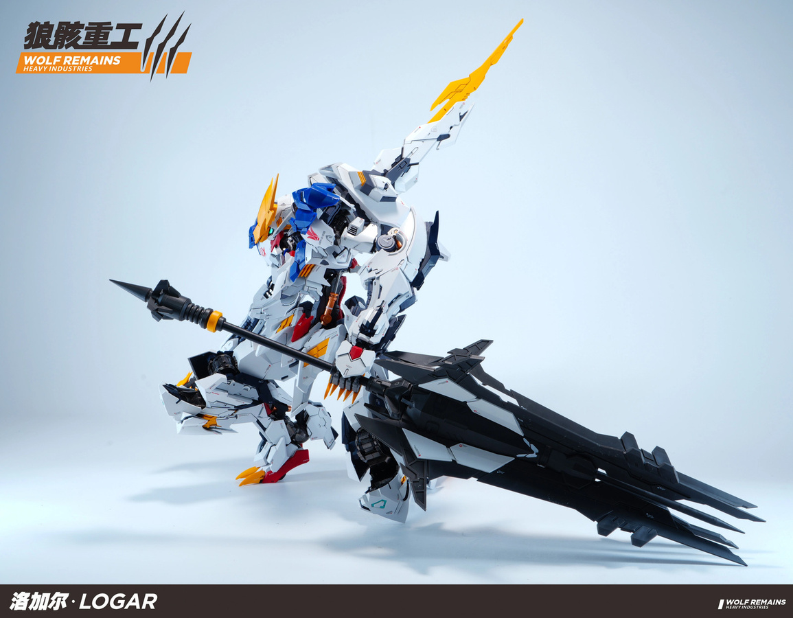 WOLF REMAINS HEAVY INDUSTRIES PG Wolf King Barbatos Legierungsskelett-Bausatz, 1/60 - Bild 3
