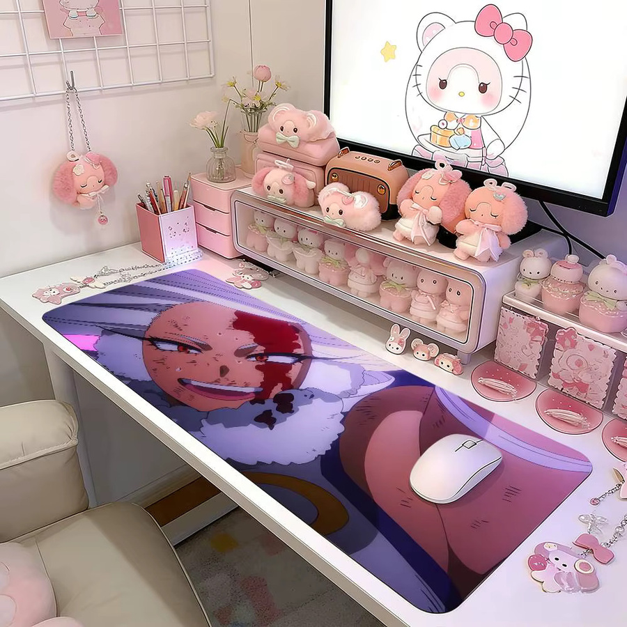 M-Mirko Gaming Mauspad Sakura Anime Design, Multicolour Deskmat für Gamer und Büro - Bild 2
