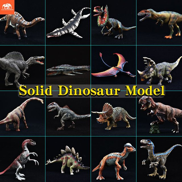 XIALIBAOMOWAN Dinosaurier Mosasaurus Saichania Tyrannosaurus Rex, Actionfiguren, Kunststoff - Bild 1