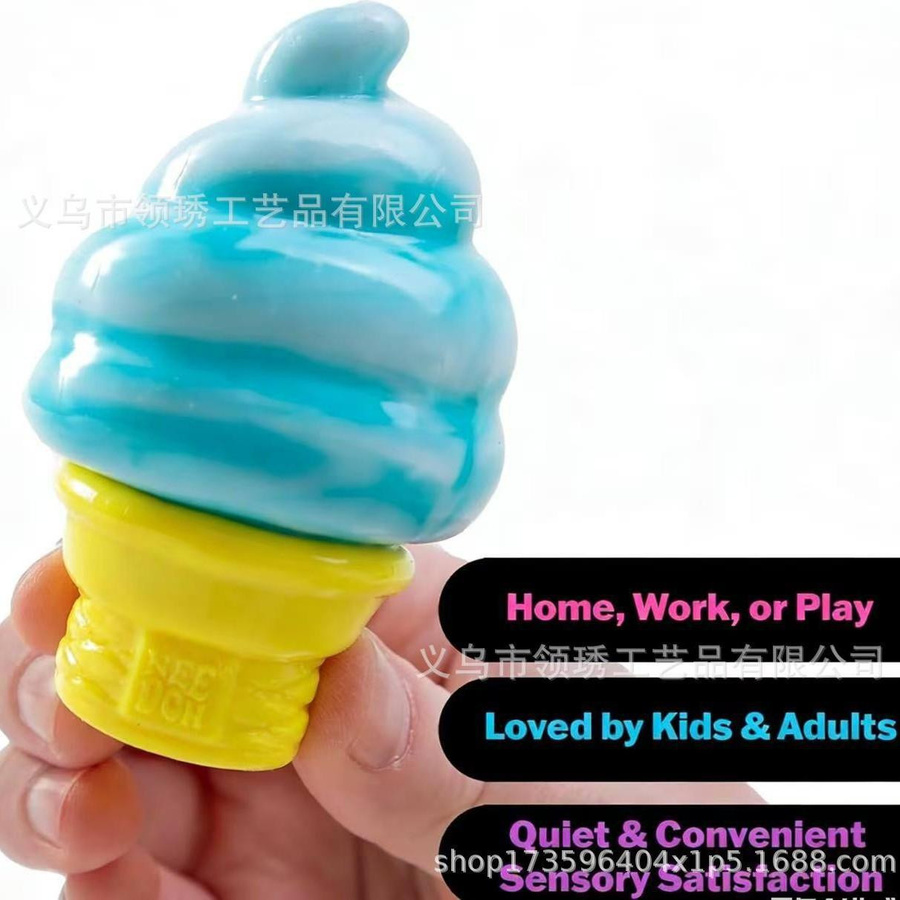 Needoh Schylling Nice Cube Sensorischer Eiscreme Stressabbau Quetschwürfel - Bild 2
