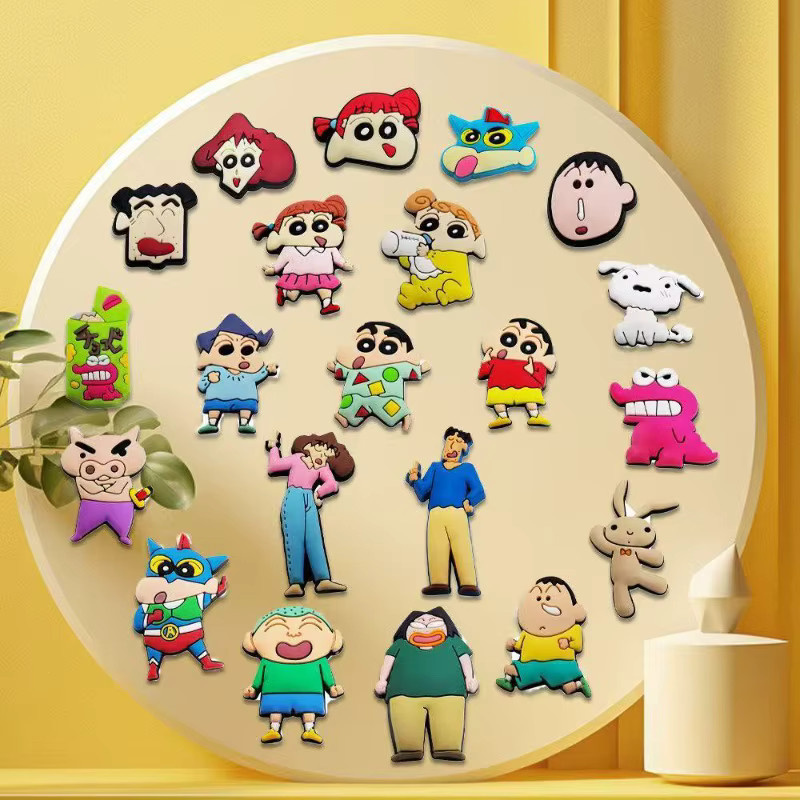 Shinchan Schuh-Charms, Anime-Merchandise, 3D-Schuhschnallen - Bild 2