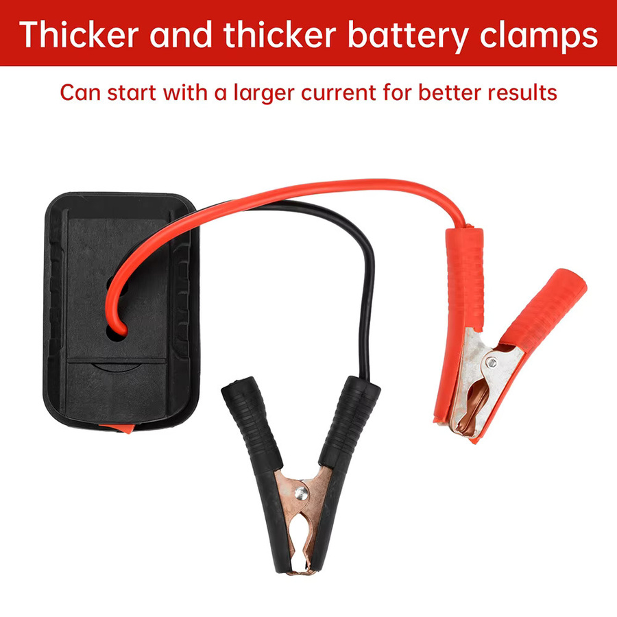 Auto Lithium-Batterie Konverter Ladegerät mit Clip und Zünder-Adapter für Starthilfe und Notstrom DIY Werkzeugset - Bild 2