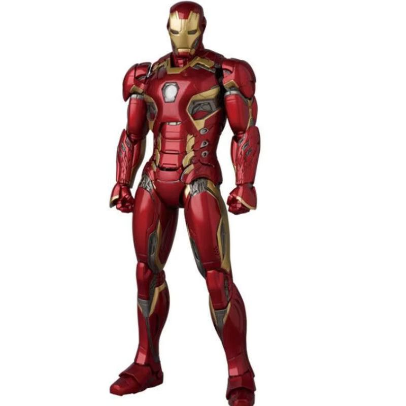 Marvel Avengers Iron Man Modell Mk45 Mobile Puppe Dekoration in Rot für Sammler und als Geschenk für Jungen - Bild 5