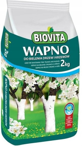 Biovita Limette zur Aufhellung von Baumstämmen und zur Bodenentsäuerung, 2 kg - Bild 1