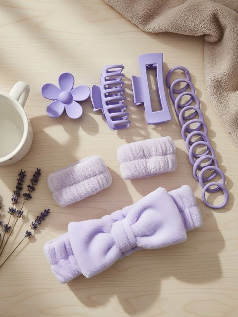 16er Set Haarspangen für Damen, Matte Haarclips für lockiges Haar - Bild 1